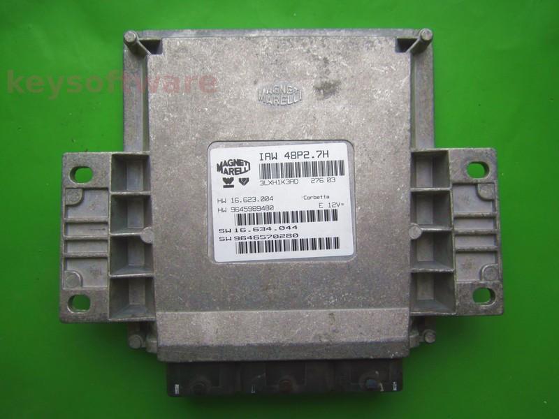 ECU Citroen C2 1.1 9646570280 9645989480 IAW 48P2.7H