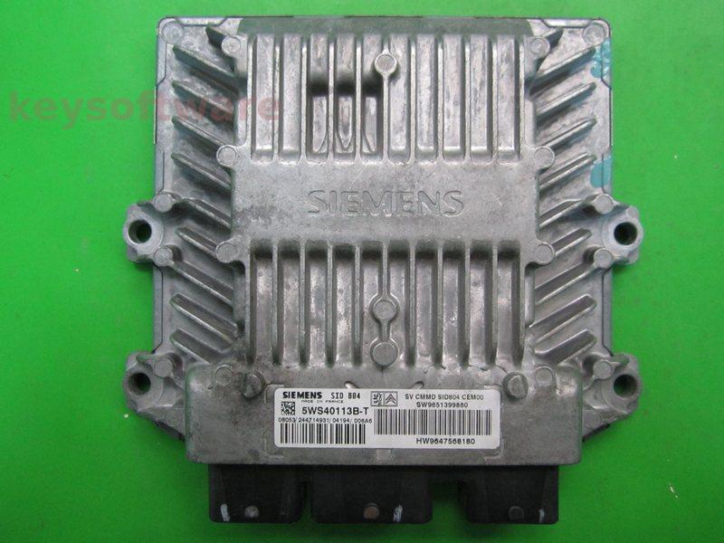 ECU Citroen C2 1.4HDI 9651399880 5WS40113B-T SID804