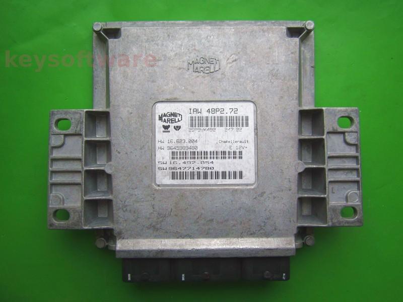 ECU Citroen C3 1.1 9647714780 9645989480 IAW 48P2.72