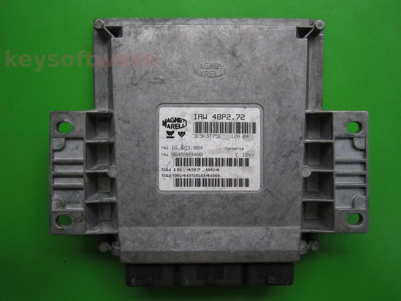 ECU Citroen C3 1.1 9648568480 9645989480 IAW 48P2.72