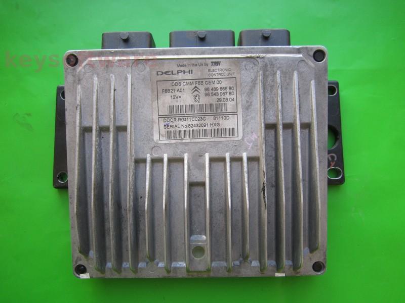 ECU Citroen C3 1.4HDI 9648966680 9654305780 81110D DDCR