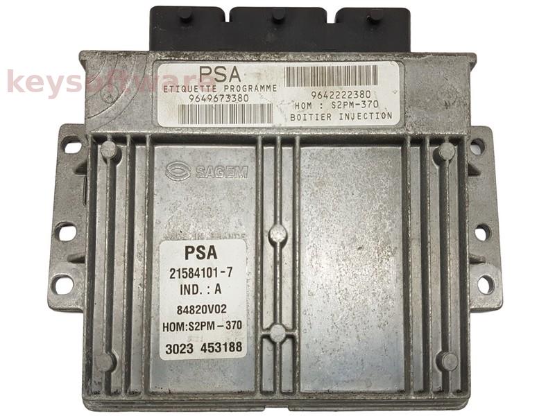 ECU Citroen C3 1.4 9649673380 21584101 S2PM-370