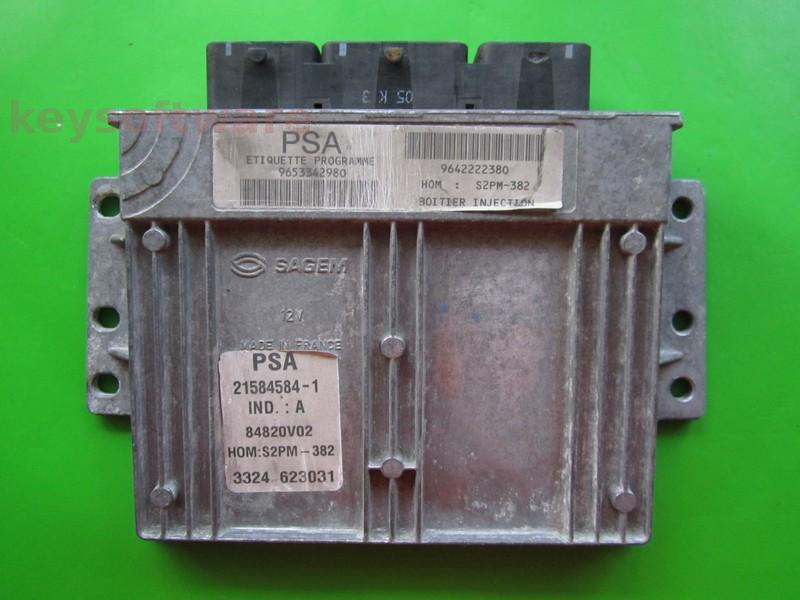 ECU Peugeot Partner 1.4 9653342980 21584584 S2PM-382