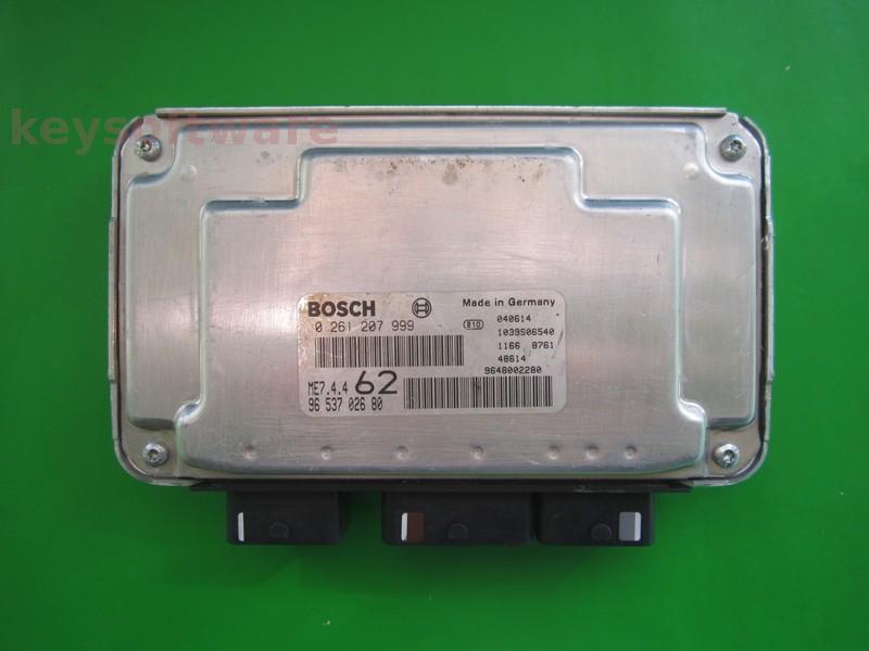 ECU Citroen C2 1.6 9653702680 0261207999 ME7.4.4