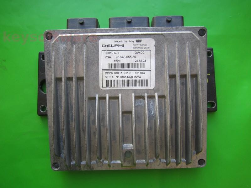 ECU Citroen C3 1.4HDI 9654305580 81110C DDCR }