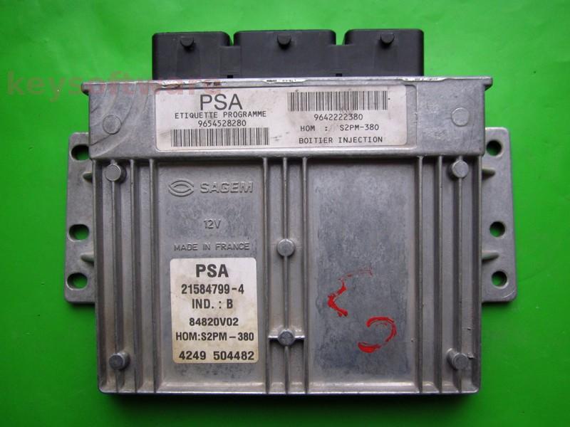 ECU Citroen C3 1.4 9654528280 21584799 S2PM-380 }