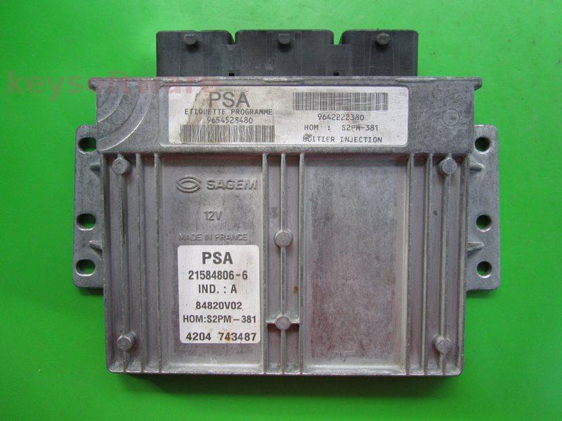 ECU Citroen C4 1.4 9654528480 21584806 S2PM-381