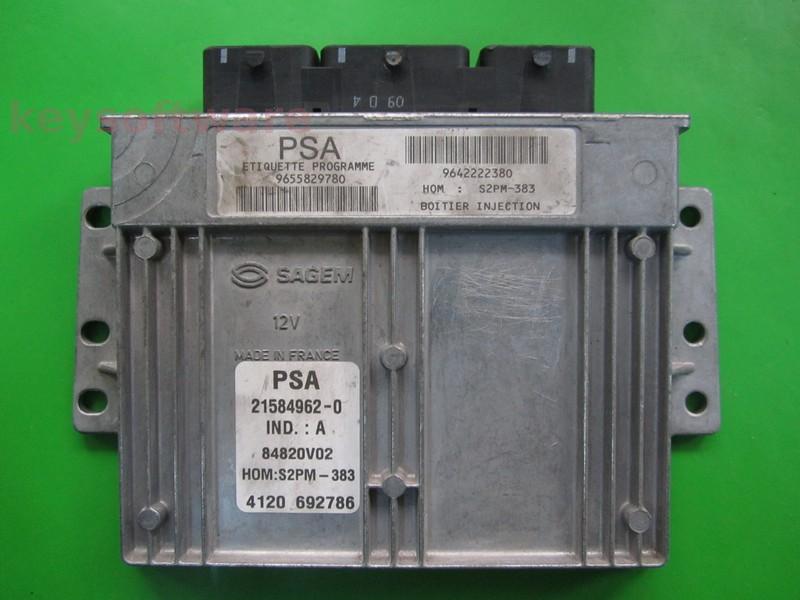 ECU Citroen C3 1.4 9655829780 21584962 S2PM-383