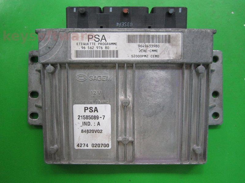 ECU Citroen C3 1.4 9656297680 21585089 S2000PM2
