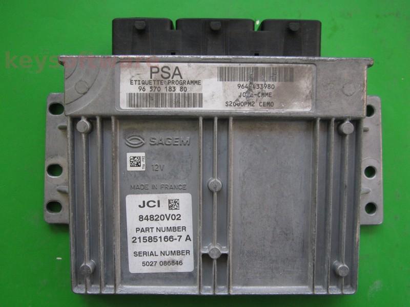ECU Citroen C2 1.4 9657018380 21585166 S2000PM2