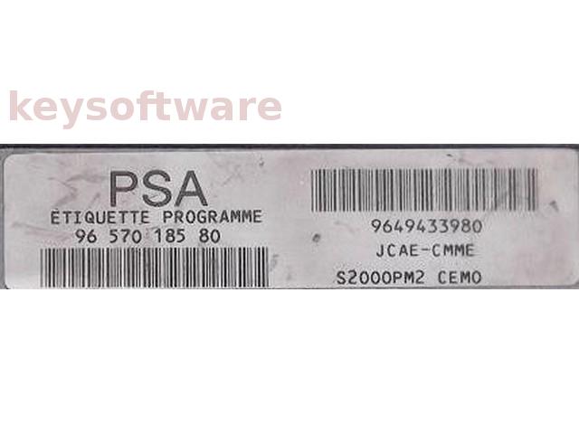 ECU Citroen C2 1.4 9657018580 21585168 S2000PM2 {