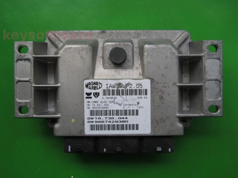 ECU Citroen C4 1.4 9657429380 9653979480 IAW 6LP2.05