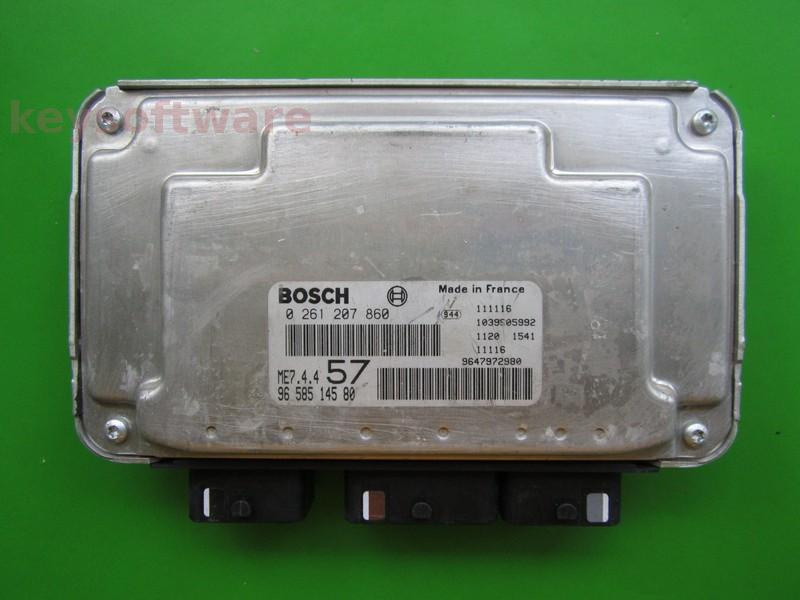 ECU Citroen C3 1.6 9658514580 0261207860 ME7.4.4