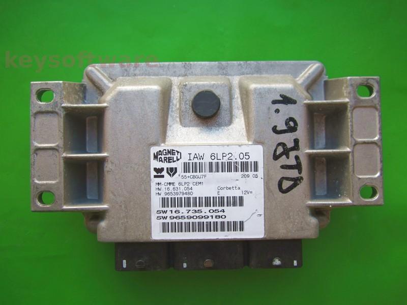 ECU Citroen C4 1.4 9659099180 9653979480 IAW 6LP2.05 }
