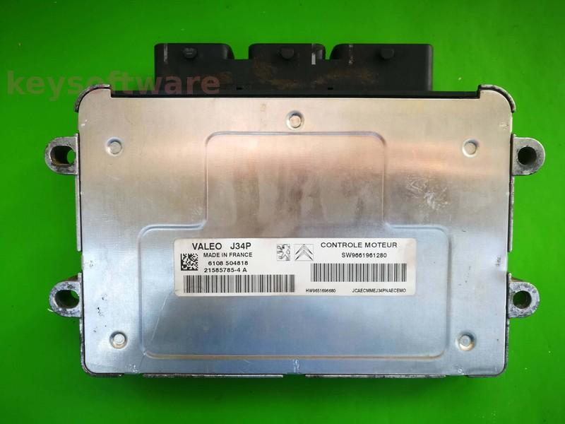 ECU Citroen C2 1.4 9661961280 21585785 J34P
