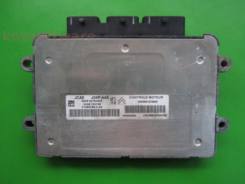 ECU Citroen C3 1.4 9661978880 21585768 J34P-AAE