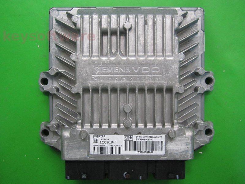 ECU Peugeot 407 2.0HDI 9662148080 5WS40319E-T SID803A