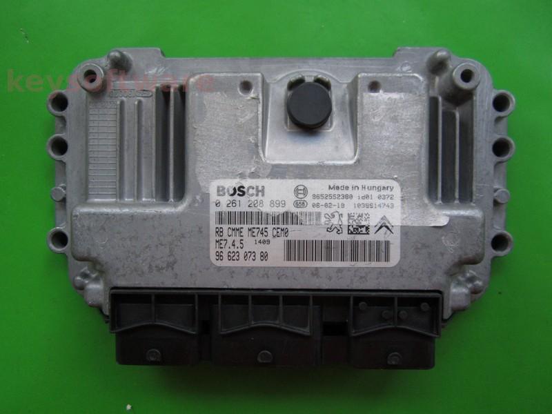 ECU Citroen C4 1.6 9662307380 0261208899 ME7.4.5 }
