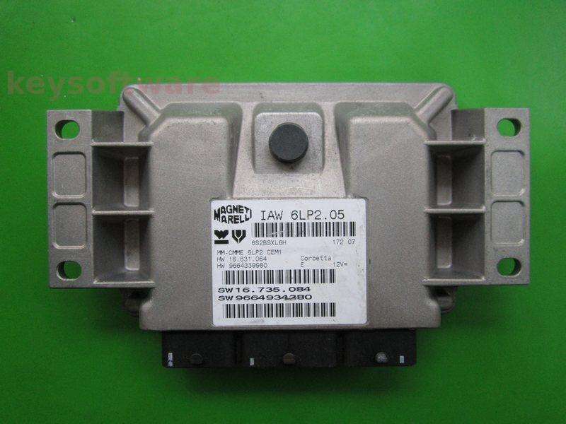 ECU Citroen C4 1.4 9664934380 9664339980 IAW 6LP2.05 +
