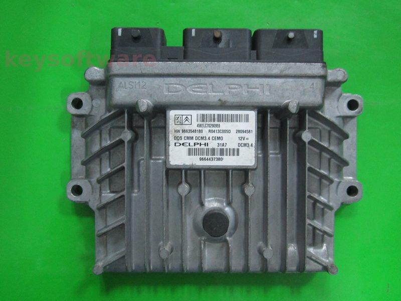 ECU Citroen C5 2.0HDI 9664437380 28094581 DCM3.4