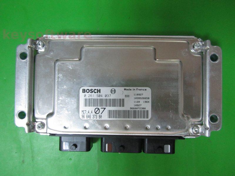 ECU Citroen C2 1.6 9664637380 0261S04037 ME7.4.4