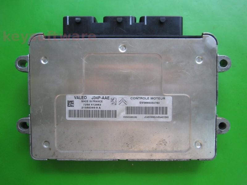 ECU Citroen C2 1.4 9665050780 21586389 J34P-AAE