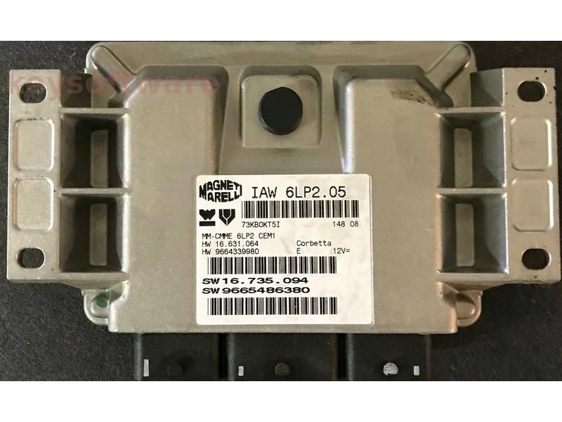 ECU Citroen C4 1.4 9665486380 9664339980 IAW 6LP2.05 {