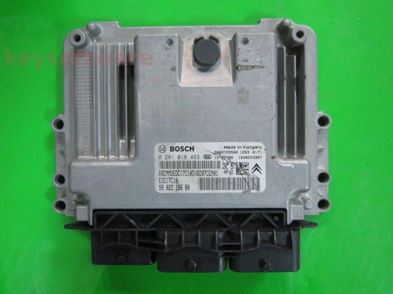 ECU Peugeot 206 1.6HDI 9802218680 0281018463 EDC17C10 {