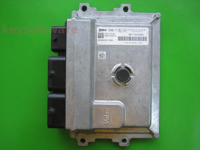 ECU Citroen C3 1.2 9817335080 9800913080 V46.11