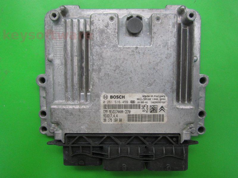 ECU Peugeot 308 1.6 9817916080 0261S16459 MEVD17.4.4