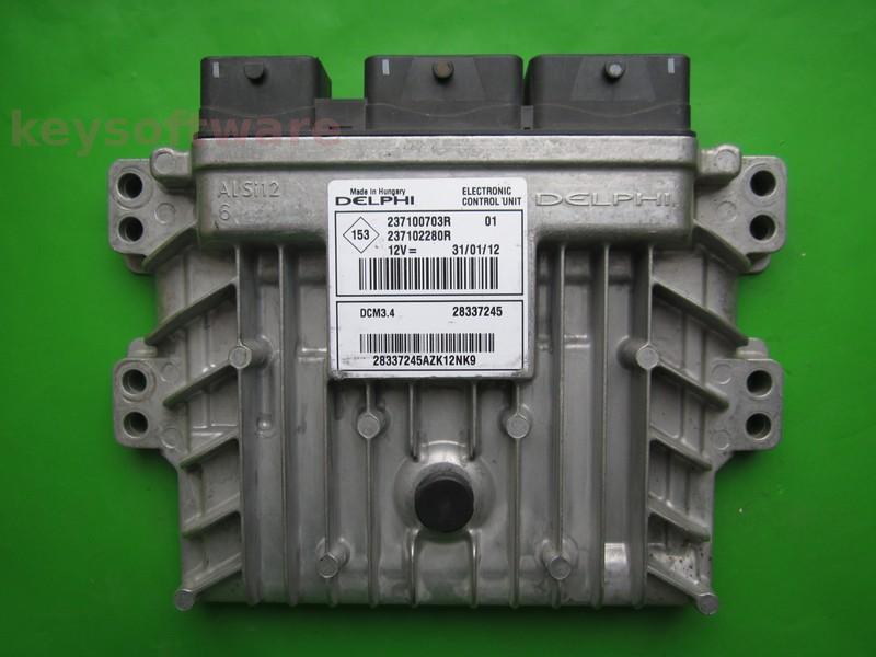 ECU Dacia Duster 1.5DCI 237102280R 28337245 DCM3.4