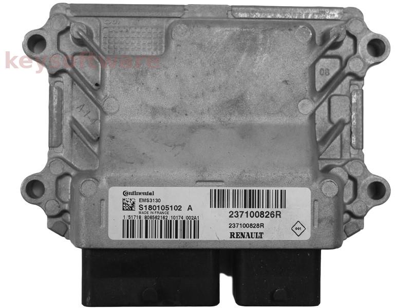 ECU Dacia Duster 1.6 237100826R S180105102A EMS3130 {