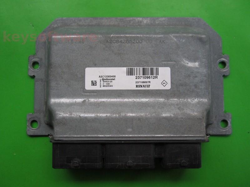 ECU Dacia Logan 1.0 237109612R 237108697R EMS3125