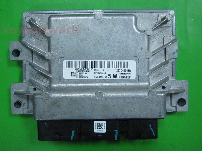 ECU Dacia Spring 237D40543R 237D40288R EMS3180