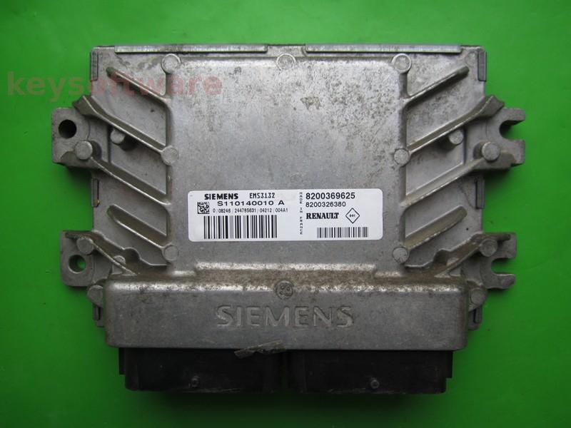 ECU Dacia Logan 1.6 8200369625 S110140010A EMS3132 {+