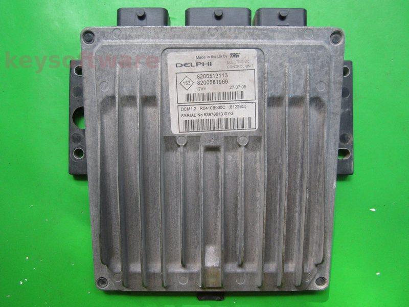 ECU Dacia Logan 1.5DCI 8200581969 81226C DCM1.2