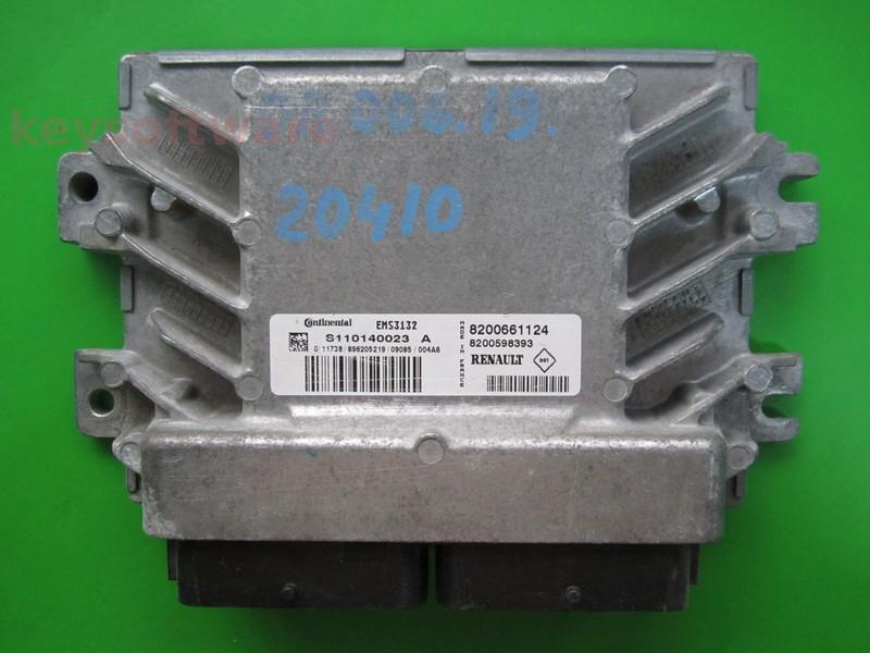 ECU Dacia Logan 1.4 8200661124 S110140023A EMS3132 {+