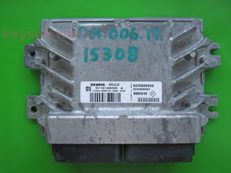 ECU Dacia Sandero 1.4 8200856659 S110140025A EMS3132 {