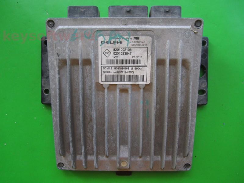 ECU Dacia Sandero 1.5DCI 8201023847 81390A DCM1.2