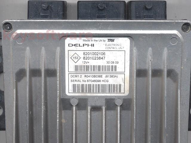 ECU Dacia Sandero 1.5DCI 8201023847 81383A DCM1.2 {