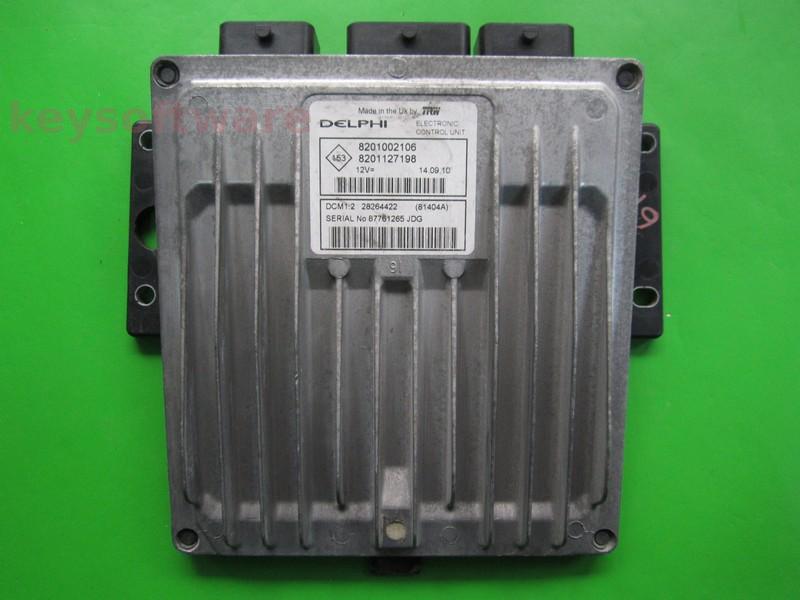 ECU Dacia Logan 1.5DCI 8201127198 81404A DCM1.2 {