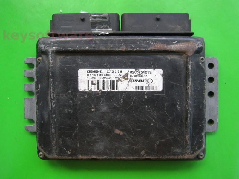 ECU Dacia Solenza 1.4 8200251219 S110130303A SIRIUS 32N