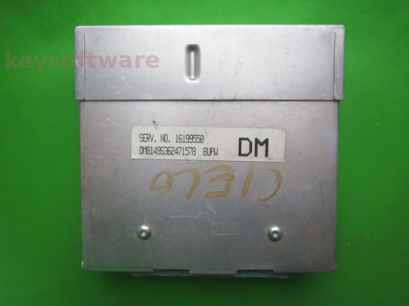 ECU Daewoo Nexia 1.5 16199550 BUPW DM bleu