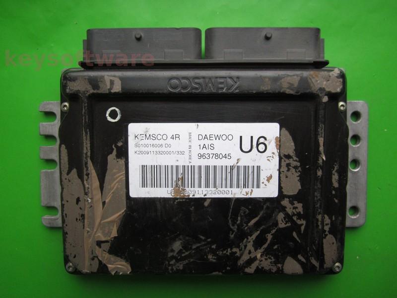 ECU Daewoo Nubira 1.6 96378045 S010016006D0 1AIS KEMSCO 4R