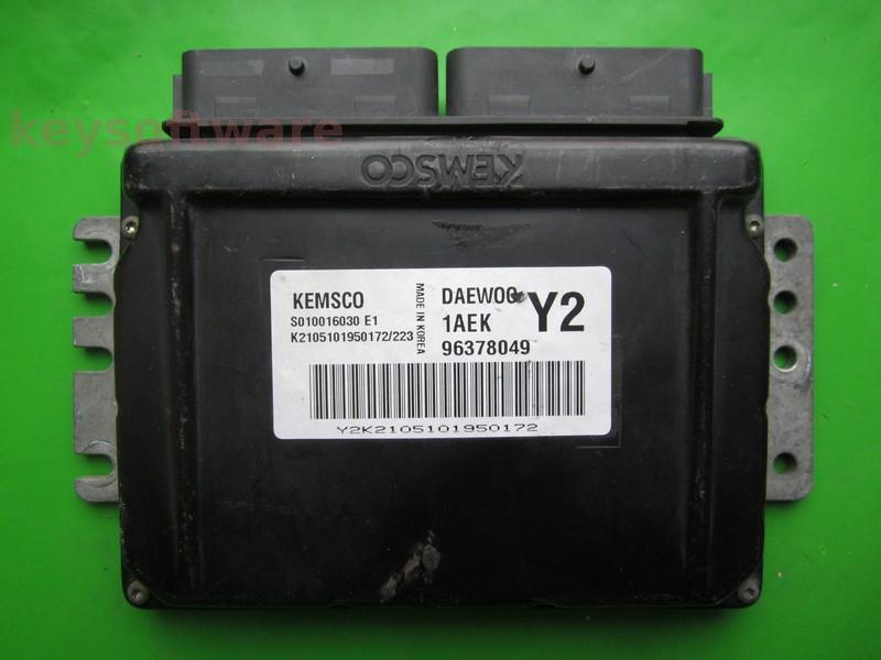 ECU Daewoo Tacuma 1.6 96378049 S010016030E KEMSCO Y2