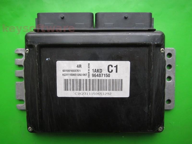 ECU Daewoo Tacuma 1.6 96487150 S010016037E1 1AKD KEMSCO 4R }