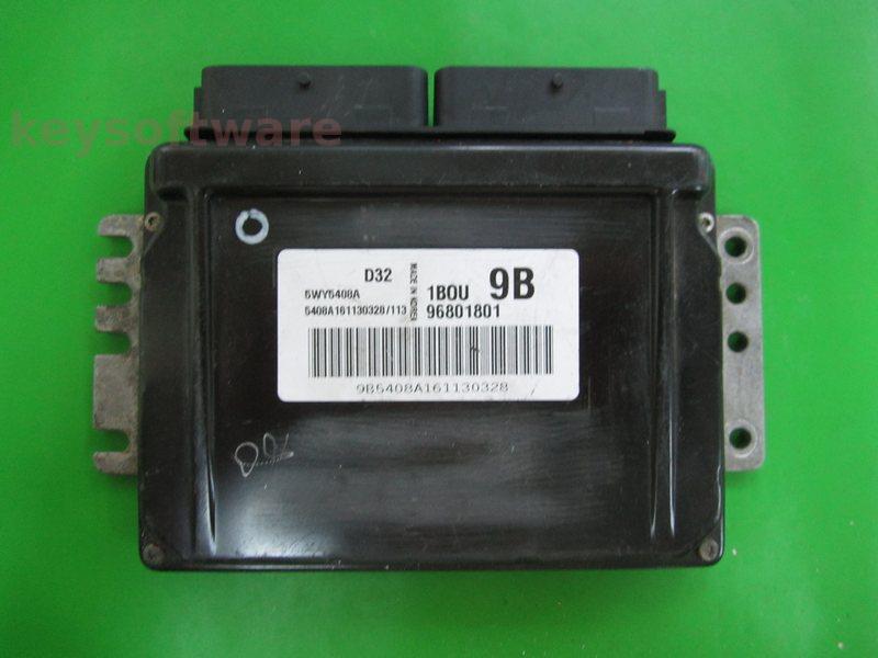 ECU Chevrolet Matiz 0.8 96801801 5WY5408A 9B Sirius D32