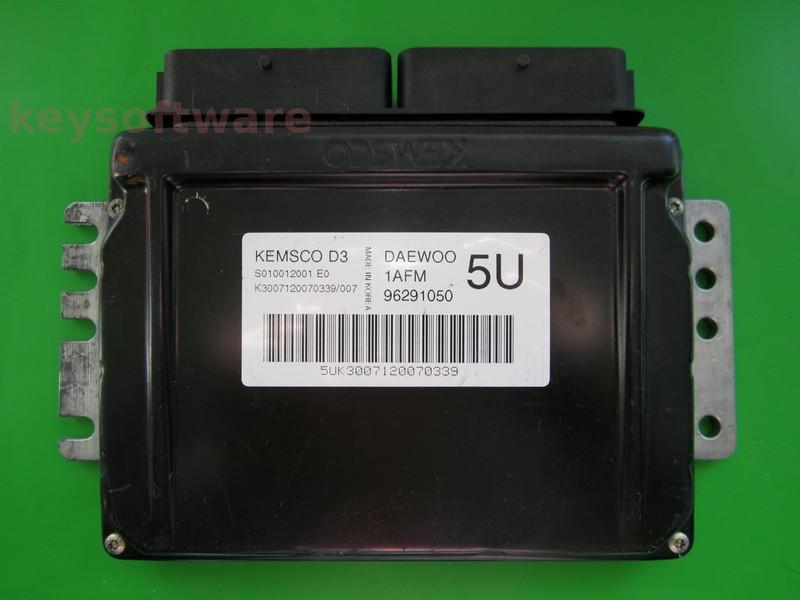 ECU Daewoo Matiz 0.8 96291050 S010012001E0 1AFM KEMSCO D3