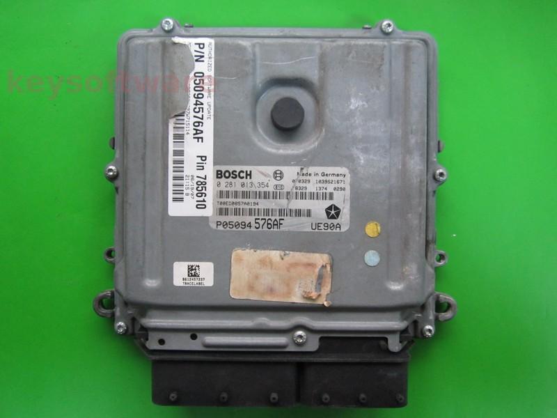 ECU Dodge Nitro 2.8CRD P05094576AF 0281013354 EDC16CP31 {