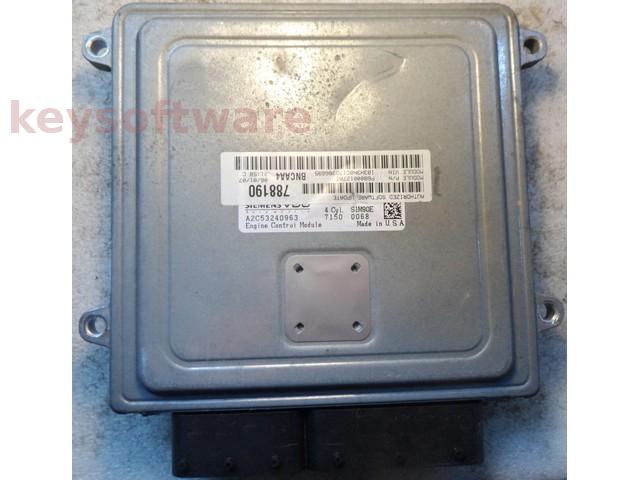 ECU Dodge Caliber 2.0 P68000127A1 788190 SIM90E {